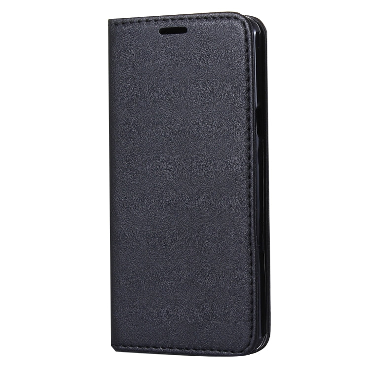 For Galaxy A5(2016) / A510 No Buckle and Magnetic Suction of Lambskin Texture Horizontal Flip Leather Case with Holder & Card Slots