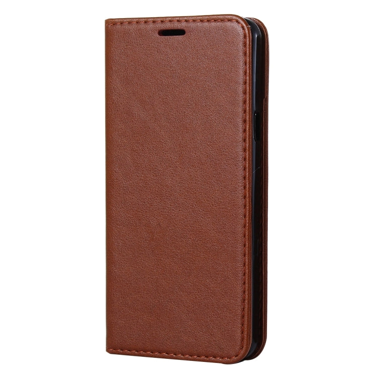 For Galaxy A5(2016) / A510 No Buckle and Magnetic Suction of Lambskin Texture Horizontal Flip Leather Case with Holder & Card Slots