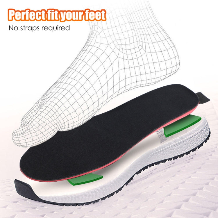 Rechargeable Electric Heating Insole Wireless Remote Control Smart Thermal Insole,Size:Medium(34-40 Size)