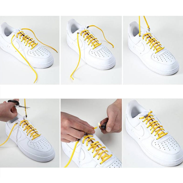 10 Pairs Elastic Metal Buckle without Tying Shoelaces