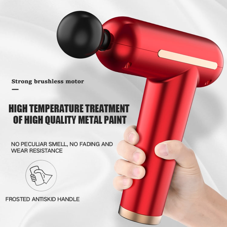 USB Charging Three-speed Vibration Adjustable Mini Fascia Gun Electric Massage Gun Full Body Massager