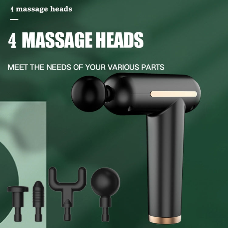USB Charging Three-speed Vibration Adjustable Mini Fascia Gun Electric Massage Gun Full Body Massager