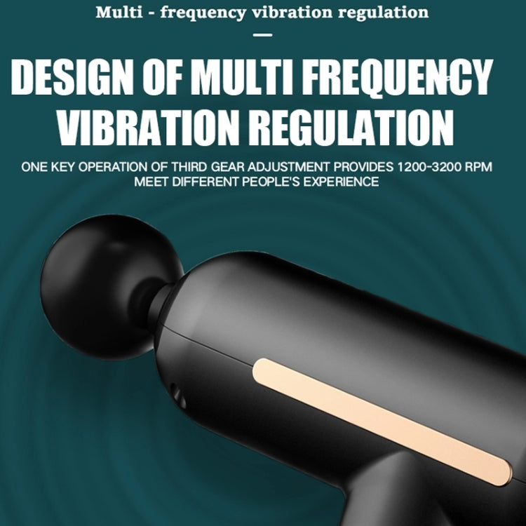 USB Charging Three-speed Vibration Adjustable Mini Fascia Gun Electric Massage Gun Full Body Massager