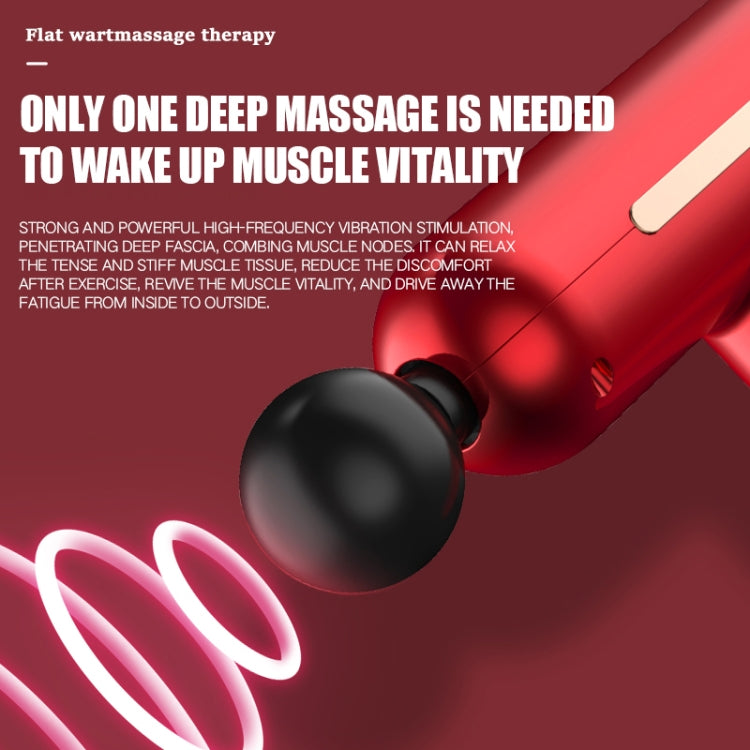 USB Charging Three-speed Vibration Adjustable Mini Fascia Gun Electric Massage Gun Full Body Massager