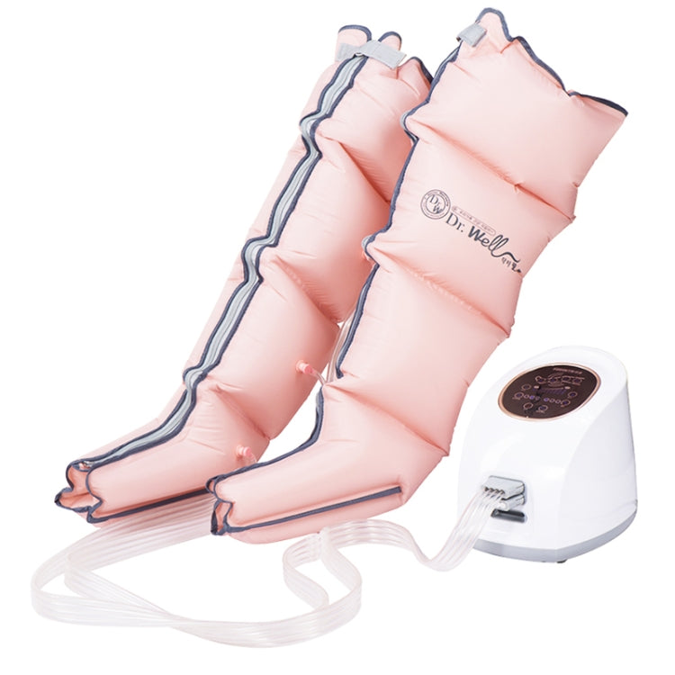 RD-M2857 Legs Airbag All-inclusive Intelligent Air Wave Pressure Massager with Host, Support Timing / Positioning Massage & 10 Kinds of Adjustable Force, US Plug or EU Plug(Pink)
