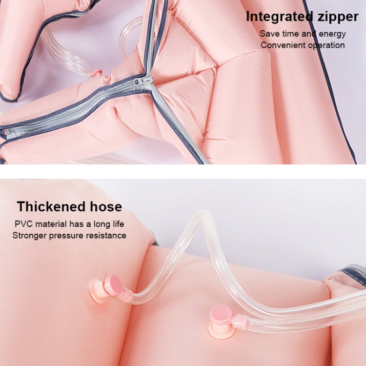 RD-M2857 Legs Airbag All-inclusive Intelligent Air Wave Pressure Massager with Host, Support Timing / Positioning Massage & 10 Kinds of Adjustable Force, US Plug or EU Plug(Pink)