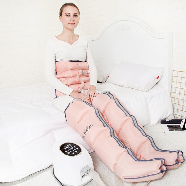 RD-M2857 Waist Airbag All-inclusive Intelligent Air Wave Pressure Massager with Host, Support Timing / Positioning Massage & 10 Kinds of Adjustable Force, US Plug or EU Plug(Pink)