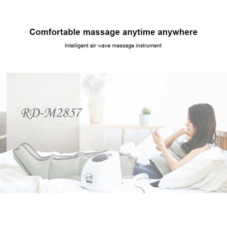 RD-M2857 Waist Airbag All-inclusive Intelligent Air Wave Pressure Massager with Host, Support Timing / Positioning Massage & 10 Kinds of Adjustable Force, US Plug or EU Plug(Pink)