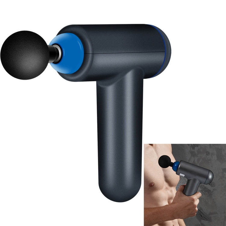 6 Gears Mini Fascia Gun Massage Gun Electric Fitness Massager, Specification: Key File, Without Bag