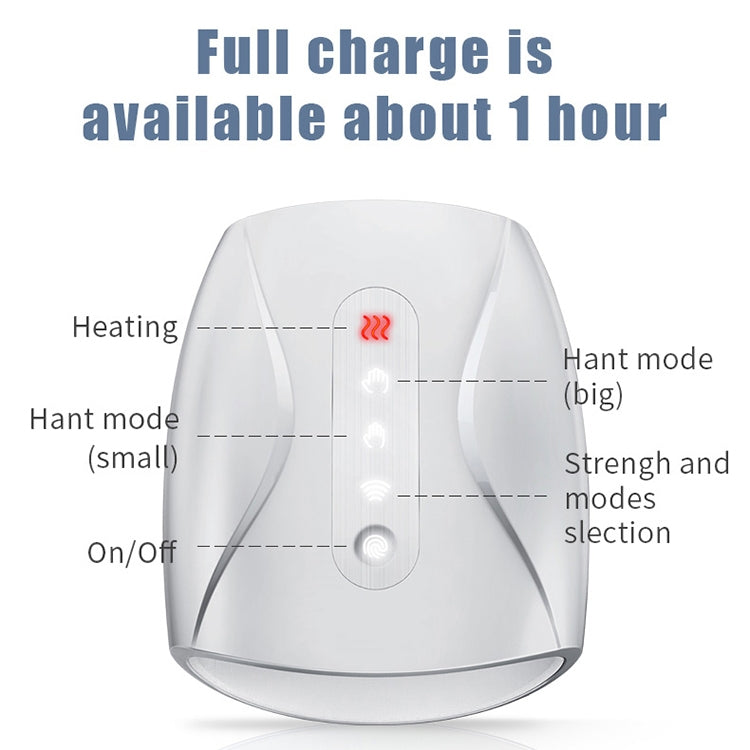 KX-703 5V 5W Portable Electric Hand Massager(White)