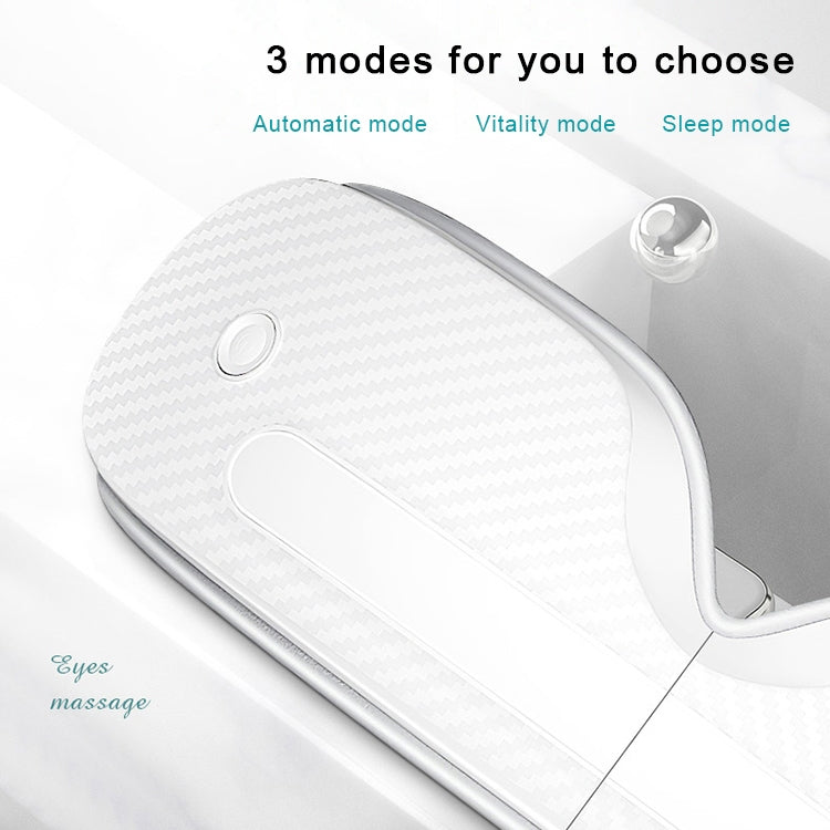 Y-08 5V 5W Bluetooth Multifunctional Eye Airbag Massager Wireless Smart Hot Compress Music Voice Eye Protector(White)