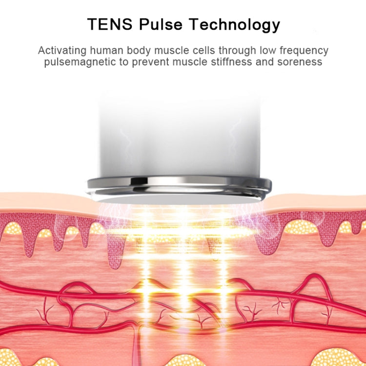 4-head Neck Protector Pulse Multifunctional Intelligent Cervical Massager Rechargeable Remote Control Version(White)