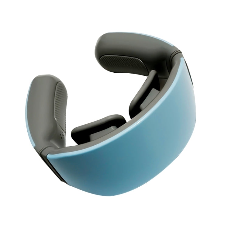 4-head Neck Protector Pulse Multifunctional Intelligent Cervical Massager Rechargeable Version(Blue)