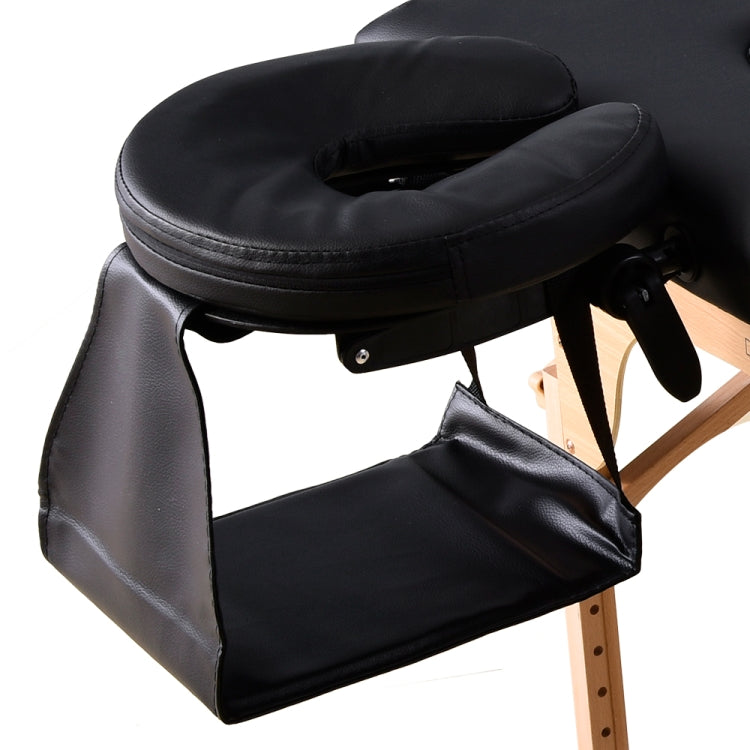 [JPN Warehouse] Seven-stage Height-adjustable Folding Therapeutic Massage Bed with Armrests and Headrest, Size: 186 x 72.5cm, Height Range: 42-61cm