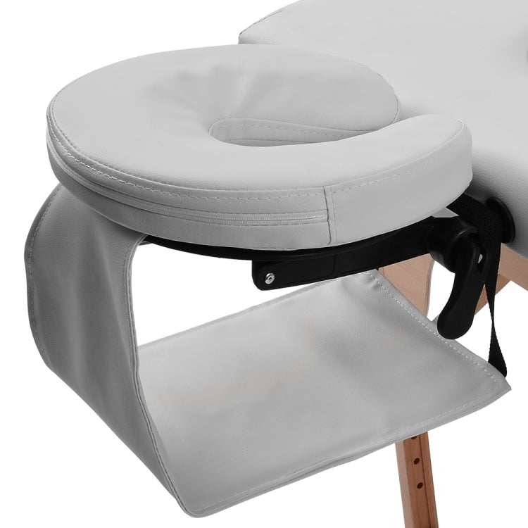 [JPN Warehouse] Seven-stage Height-adjustable Folding Therapeutic Massage Bed with Armrests and Headrest, Size: 186 x 72.5cm, Height Range: 42-61cm