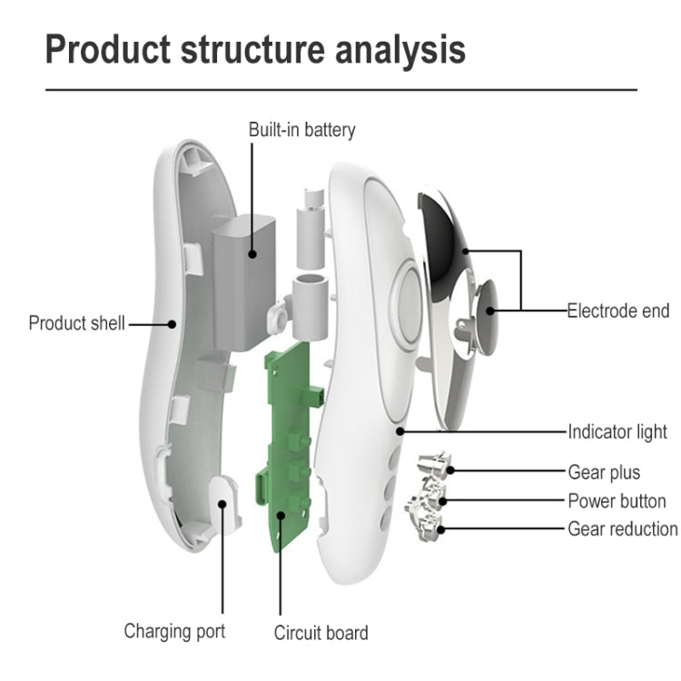 D30 Intelligent Ultrasonic Mechanical Charging Pulse Anion Hand-held Sleeper Sleep Instrument