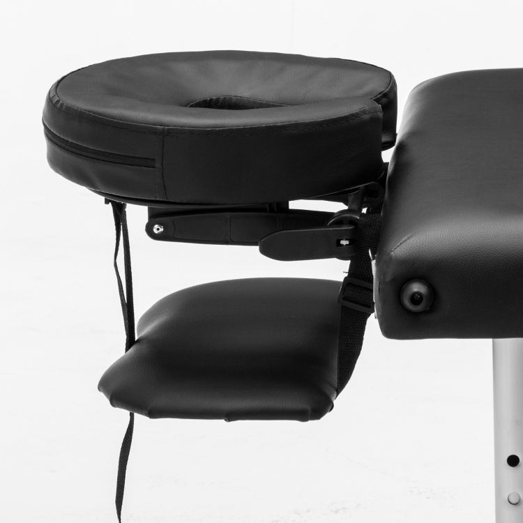 [US Warehouse] 84 inch Portable Foldable PU Massage Bed Sofa Bed(Black)