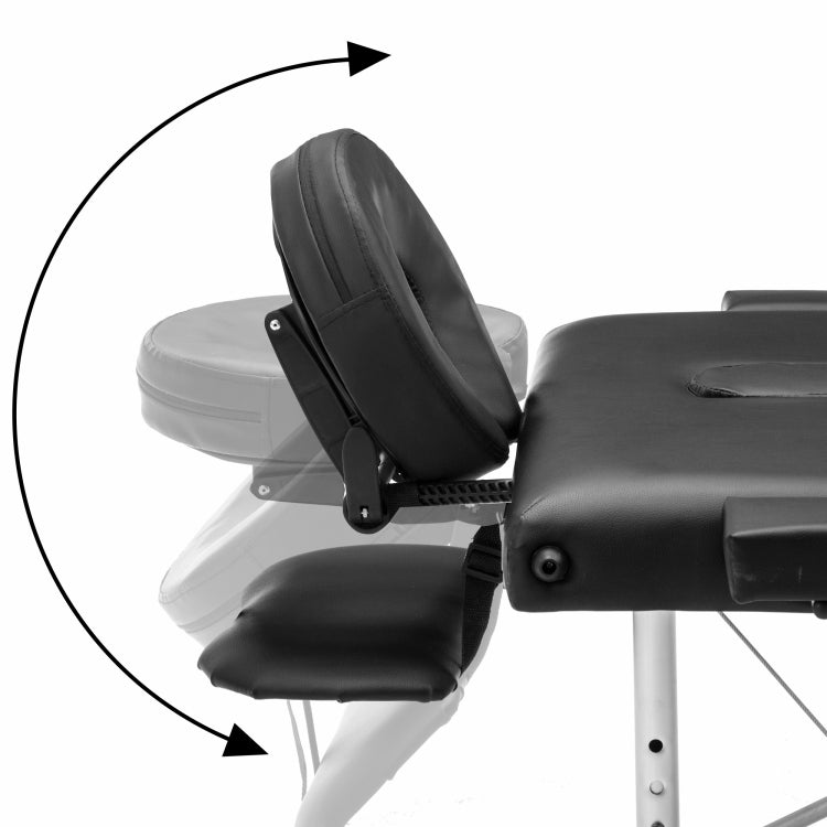 [US Warehouse] 84 inch Portable Foldable PU Massage Bed Sofa Bed(Black)