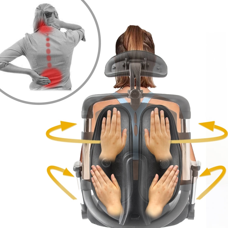 [US Warehouse] Ergonomic Office Chairs Computer High Back Swivel Chairs with Adjustable Headrest & Back Support(Black)