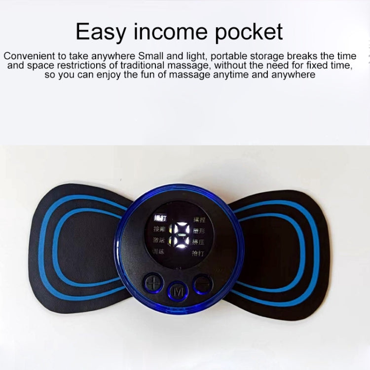 2pcs Portable Low Frequency Pulse Massager Cervical Massage Sticker
