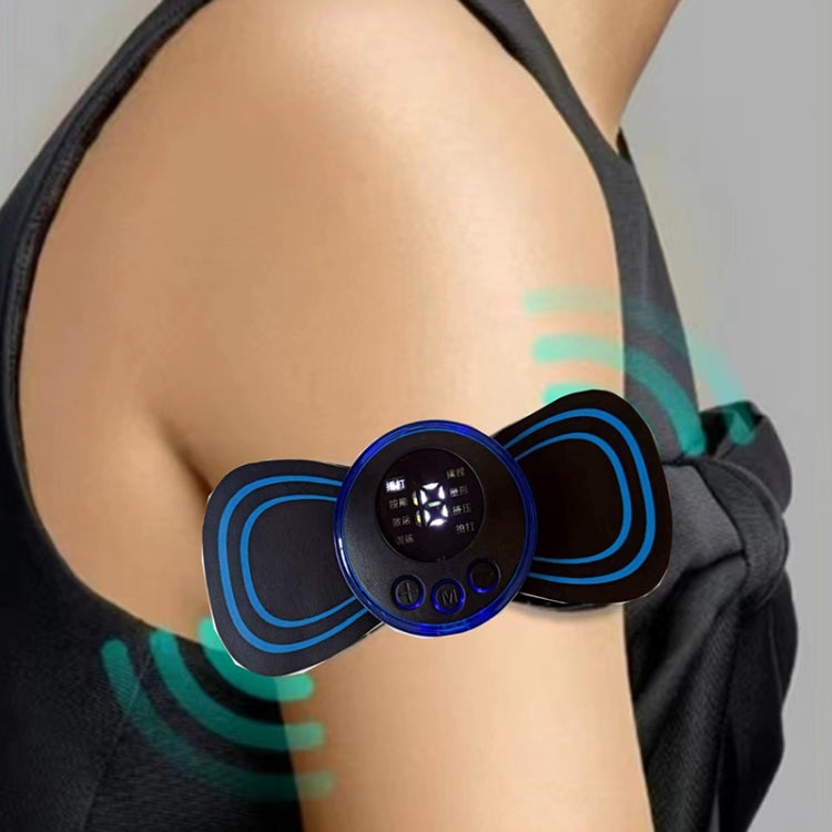2pcs Portable Low Frequency Pulse Massager Cervical Massage Sticker