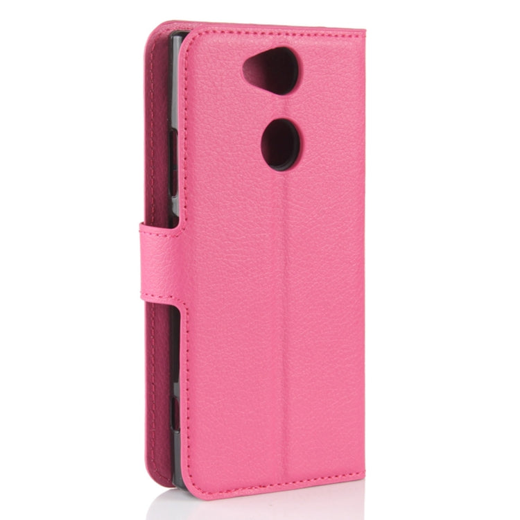 For Sony Xperia XA2 Litchi Texture Horizontal Flip Leather Case with Wallet & Holder & Card Slots