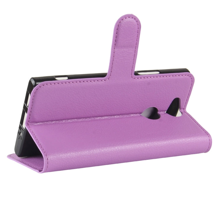 For Sony Xperia XA2 Litchi Texture Horizontal Flip Leather Case with Wallet & Holder & Card Slots