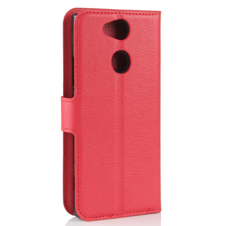 For Sony Xperia XA2 Litchi Texture Horizontal Flip Leather Case with Wallet & Holder & Card Slots