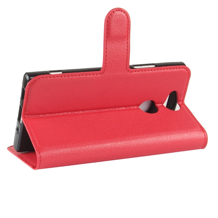 For Sony Xperia XA2 Litchi Texture Horizontal Flip Leather Case with Wallet & Holder & Card Slots