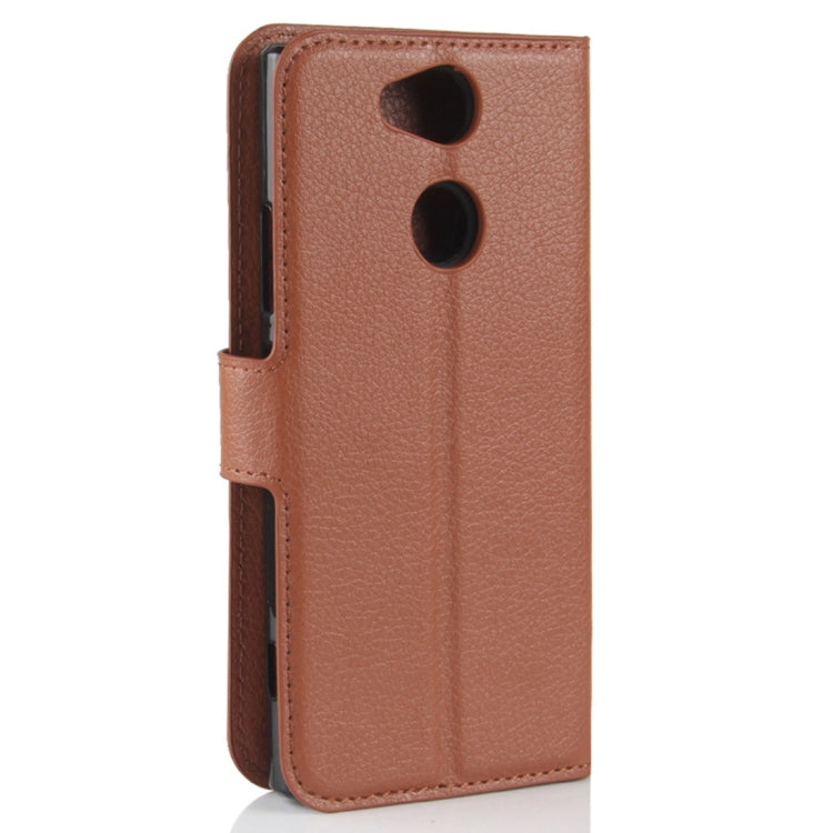 For Sony Xperia XA2 Litchi Texture Horizontal Flip Leather Case with Wallet & Holder & Card Slots
