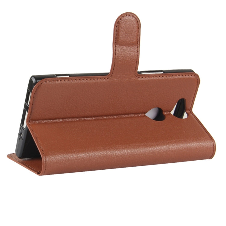 For Sony Xperia XA2 Litchi Texture Horizontal Flip Leather Case with Wallet & Holder & Card Slots