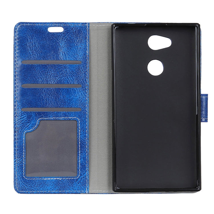 For Sony Xperia L2 Retro Crazy Horse Texture Horizontal Flip Leather Case with Holder & Card Slots & Wallet & Photo Frame