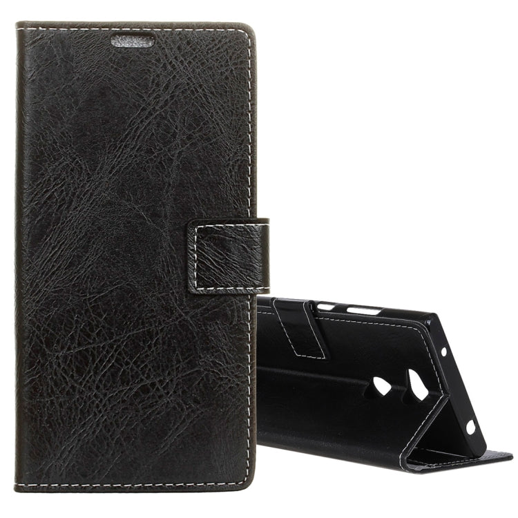For Sony Xperia XA2 Ultra Retro Crazy Horse Texture Horizontal Flip Leather Case with Holder & Card Slots & Wallet & Photo Frame