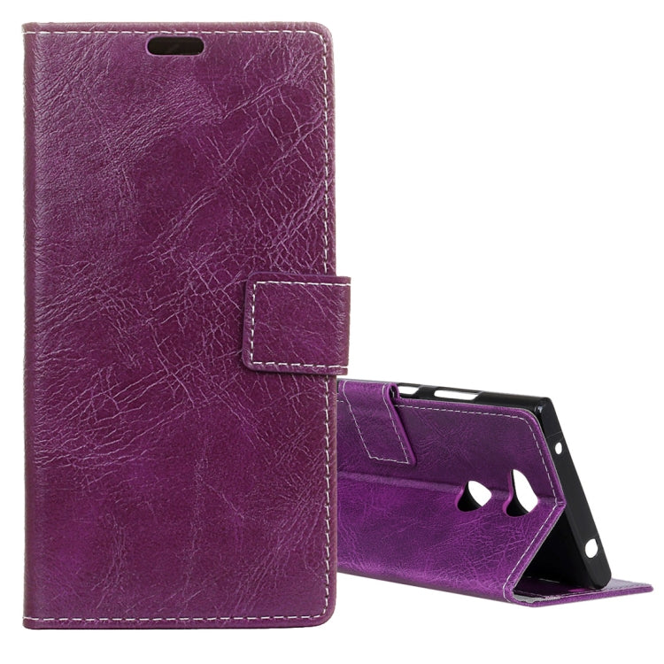 For Sony Xperia XA2 Retro Crazy Horse Texture Horizontal Flip Leather Case with Holder & Card Slots & Wallet & Photo