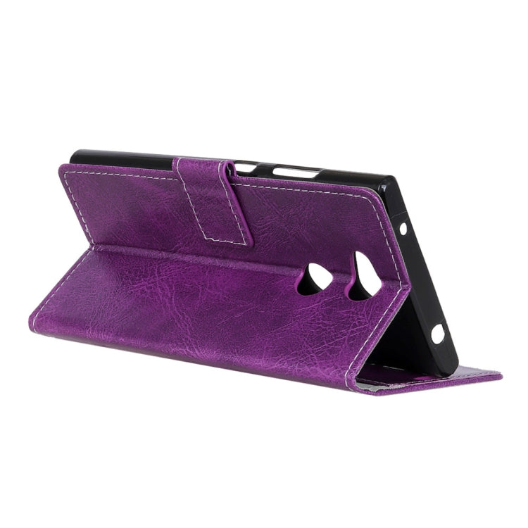 For Sony Xperia XA2 Retro Crazy Horse Texture Horizontal Flip Leather Case with Holder & Card Slots & Wallet & Photo