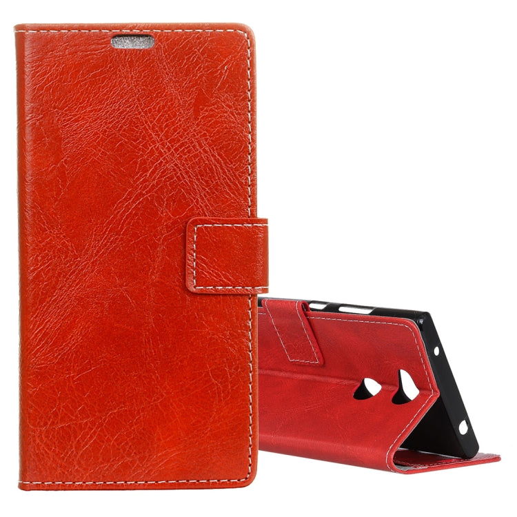 For Sony Xperia XA2 Retro Crazy Horse Texture Horizontal Flip Leather Case with Holder & Card Slots & Wallet & Photo