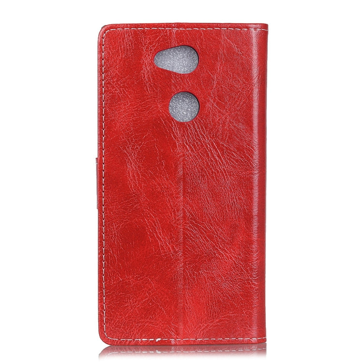 For Sony Xperia XA2 Retro Crazy Horse Texture Horizontal Flip Leather Case with Holder & Card Slots & Wallet & Photo