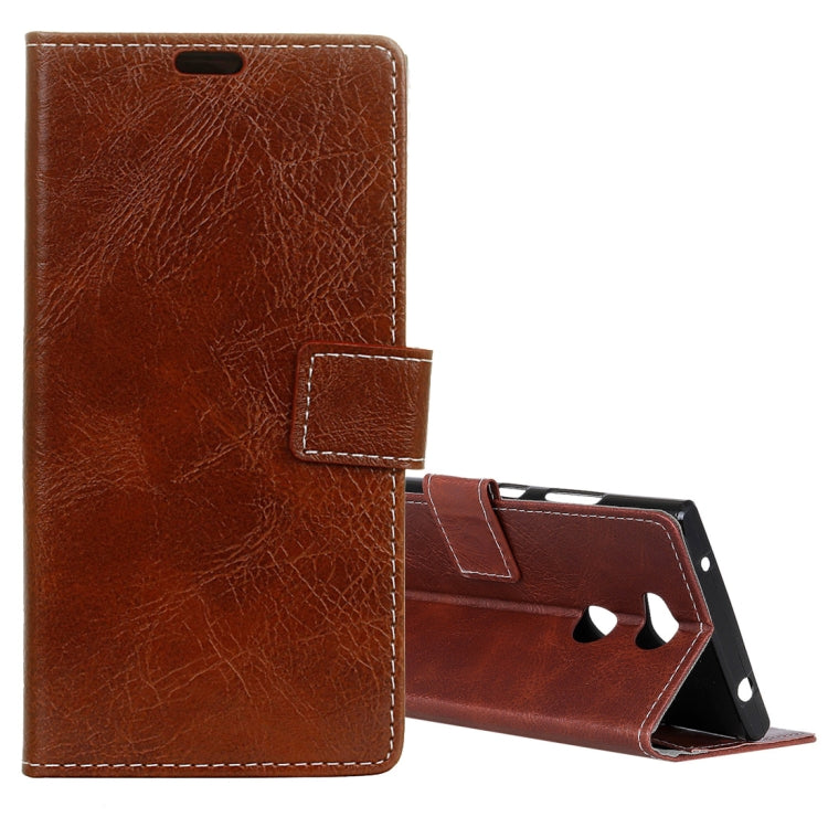 For Sony Xperia XA2 Retro Crazy Horse Texture Horizontal Flip Leather Case with Holder & Card Slots & Wallet & Photo