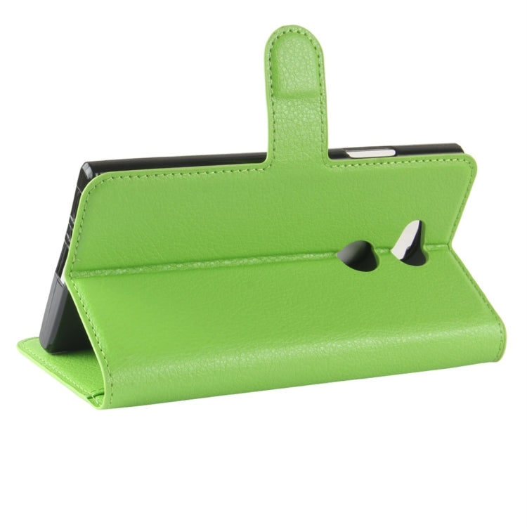 For Sony  Xperia L2 Litchi Texture Horizontal Flip Leather Case with Wallet & Holder & Card Slots