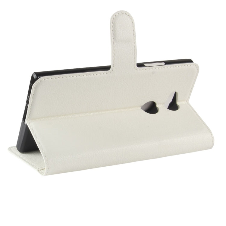 For Sony  Xperia L2 Litchi Texture Horizontal Flip Leather Case with Wallet & Holder & Card Slots