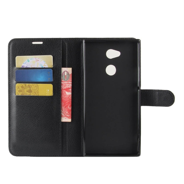 For Sony Xperia XA2 Ultra Litchi Texture Horizontal Flip Leather Case with Wallet & Holder & Card Slots