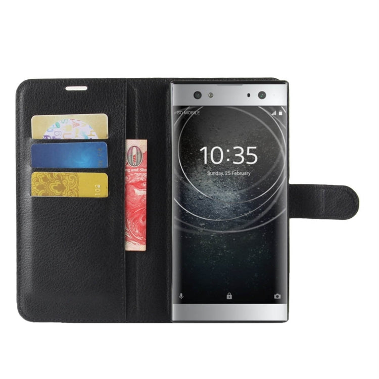 For Sony Xperia XA2 Ultra Litchi Texture Horizontal Flip Leather Case with Wallet & Holder & Card Slots