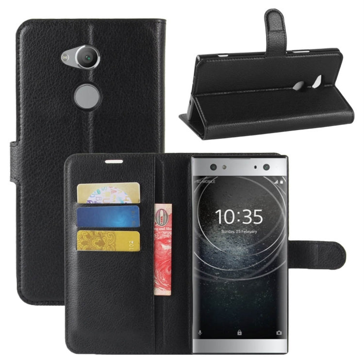 For Sony Xperia XA2 Ultra Litchi Texture Horizontal Flip Leather Case with Wallet & Holder & Card Slots
