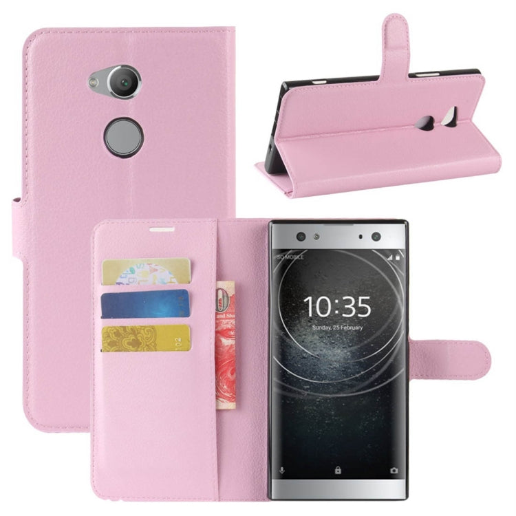 For Sony Xperia XA2 Ultra Litchi Texture Horizontal Flip Leather Case with Wallet & Holder & Card Slots