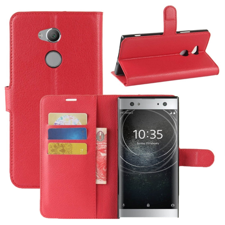 For Sony Xperia XA2 Ultra Litchi Texture Horizontal Flip Leather Case with Wallet & Holder & Card Slots