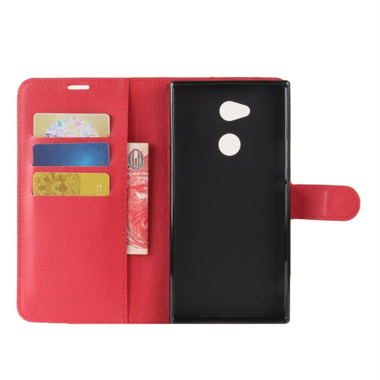 For Sony Xperia XA2 Ultra Litchi Texture Horizontal Flip Leather Case with Wallet & Holder & Card Slots
