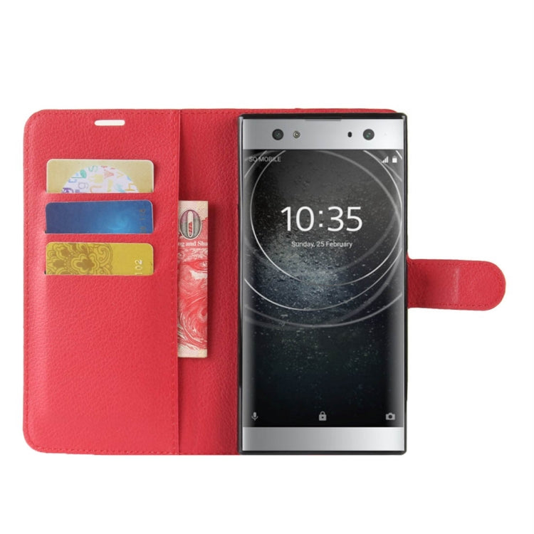 For Sony Xperia XA2 Ultra Litchi Texture Horizontal Flip Leather Case with Wallet & Holder & Card Slots