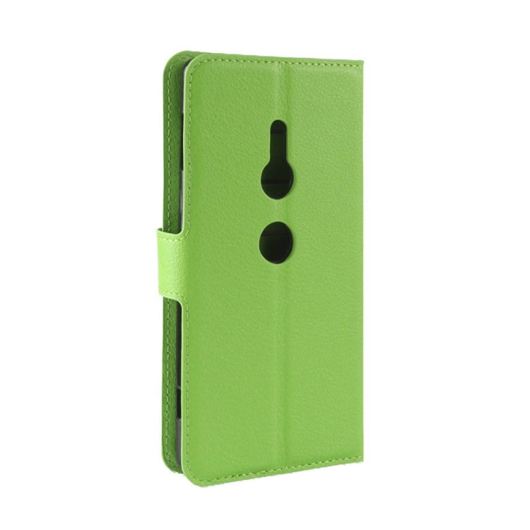 For Sony Xperia XZ2 Litchi Texture Horizontal Flip Leather Case with Wallet & Holder & Card Slots