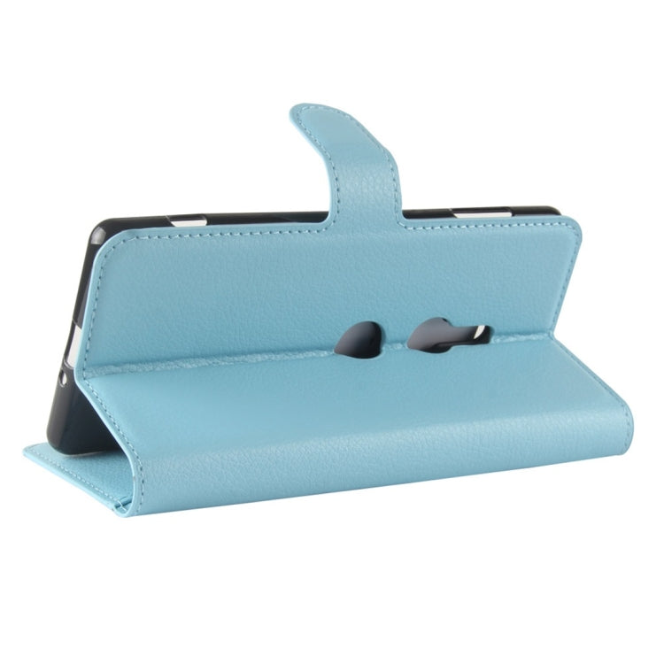 For Sony Xperia XZ2 Litchi Texture Horizontal Flip Leather Case with Wallet & Holder & Card Slots