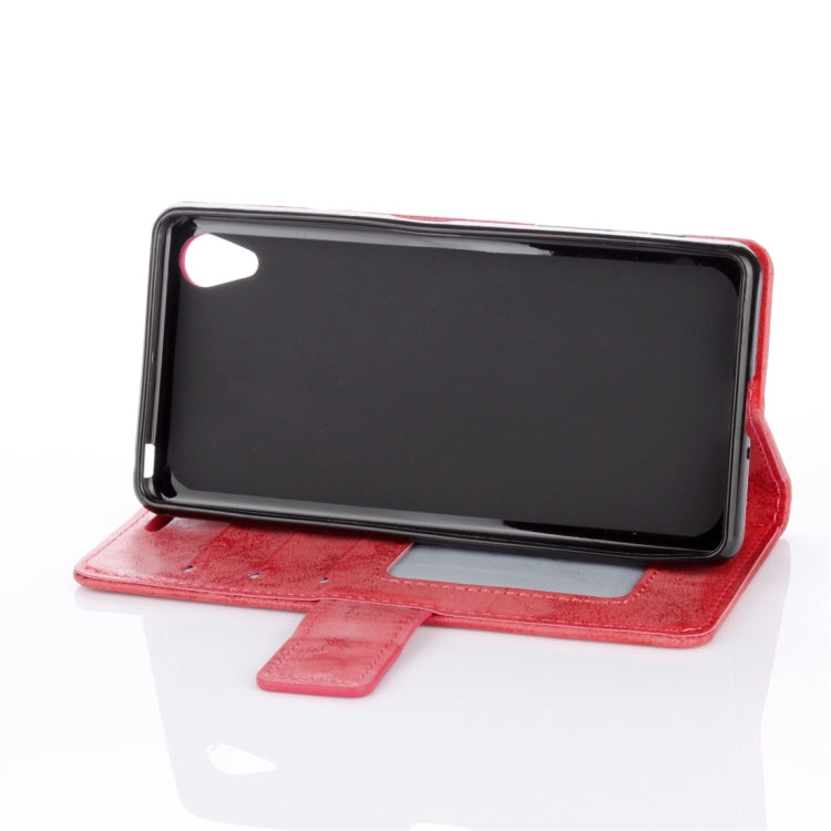 For Sony Xperia XA Mandragora Pattern Crystal Encrusted Horizontal Flip Leather Case with Card Slot & Holder & Wallet & Lanyard